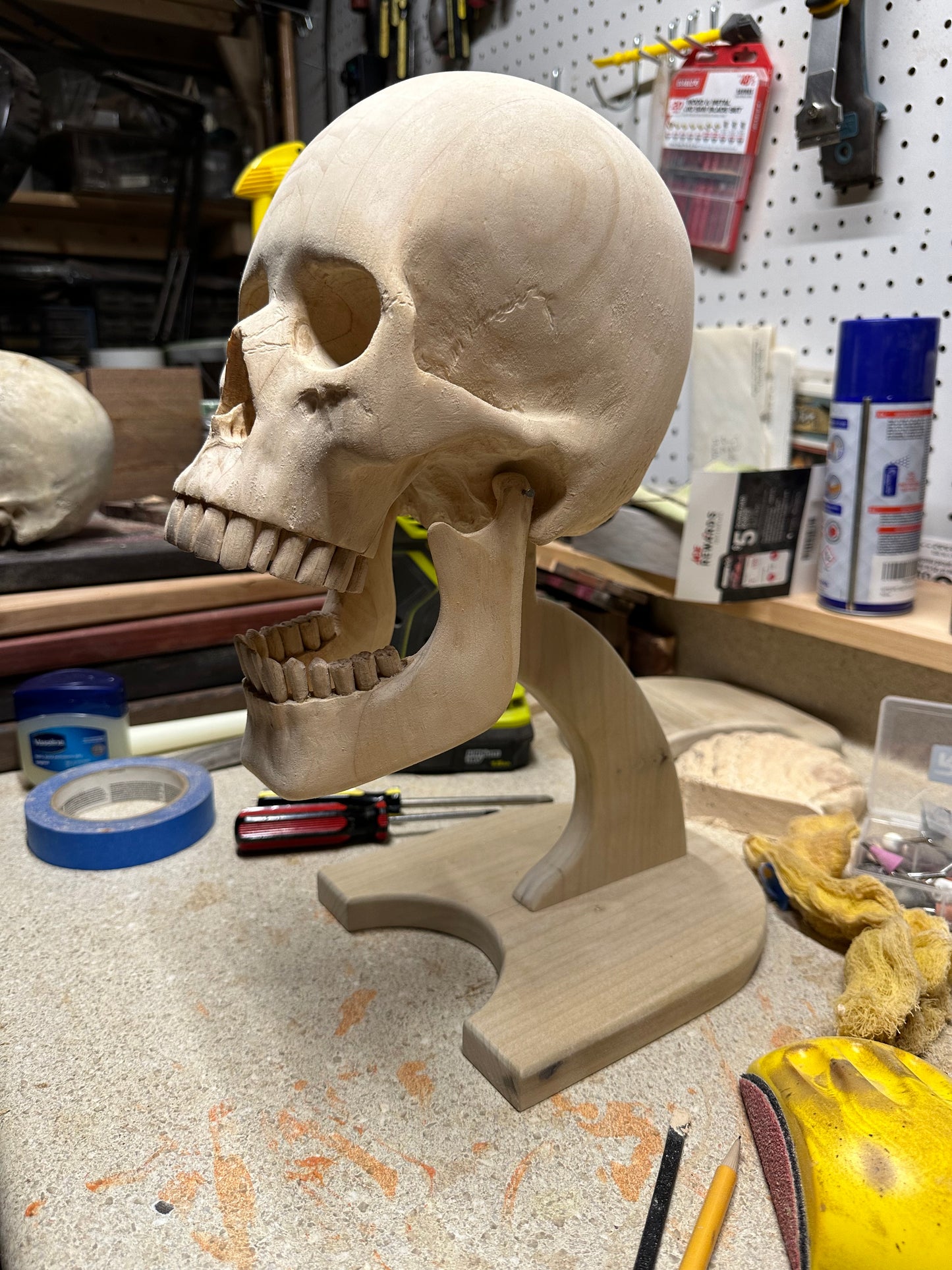 Wooden Skull